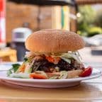 Best Thai Chili Burger with fries in Portland, OR