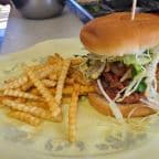Best Pad Thai Chicken Burger with fries in Portland, OR